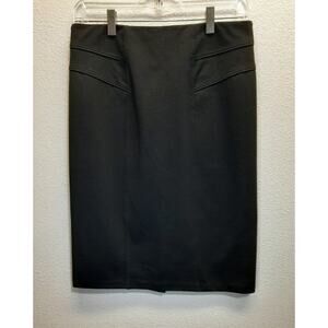 New York & Co. Jet Black Maxi Pencil Skirt l Size: 4
